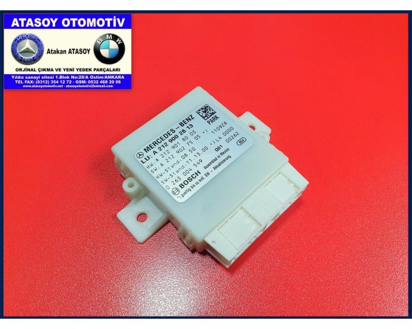 MERCEDES W207 PARK SENSÖR BEYNİ A2129002813 A2129001711 A2129009505 A2129003704 A2129005100 A2129006501 A2129008500 , A2129004107